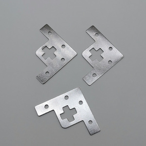 Cross Shaped <b>Corner</b> <b>Brackets</b> Stainless Steel Four Hole Photo Frame Connectors Minimalist Design Durable - Product Image 1