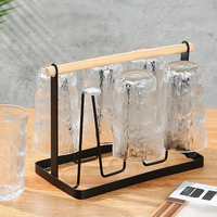 Égouttoir à bouteilles et tasses en métal doré pour cuisine, support réutilisable pour le séchage des bouteilles et des gobelets de sport