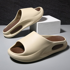 Chanclas de Verano para Hombre, Blancas, con Suela Gruesa Antideslizante, para Playa, con Suela Moldeada por Inyección - Product Image 2