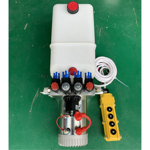 Unidad de Potencia Hidráulica de Doble Control DC Revitalization, Estación de Bombeo Eléctrica de 12V/24V con Tanque y Control Remoto para Uso Industrial - Product Image 2