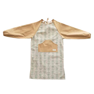 Apron Long Sleeve Cotton Stain Resistant Water Repellent For Kitchen Cooking Art Studio Daily Use - Product Image 5