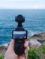 Cámara PTZ de Mano para Vlogs Pocket 3 Proket3 con Sensor CMOS, Pantalla de 2 Pulgadas, Panorama de 360 Grados, Cámara Deportiva Usada