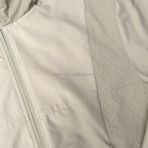 Vestes en nylon imperméables et coupe-vent à fermeture éclair, design tendance, capuche, veste coupe-vent en nylon polyester de haute qualité, sur mesure - Product Image 2