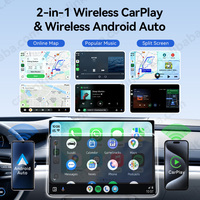 Kit Carlink ultra G avec microphone intégré pour commande vocale, adaptateur USB sans fil CarPlay, adaptateur USB-C, boîte AI, adaptateur CarPlay