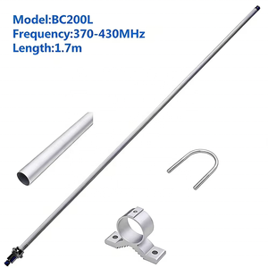 เสาอากาศสถานีฐานแบบรอบทิศทาง UHF 370-430MHz ทำจากไฟเบอร์กลาส สำหรับการสื่อสารภายนอกอาคาร พร้อมขั้วต่อ SO239 - Product Image 3