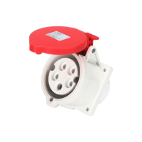 Prise murale industrielle HFE 32A 380V IP67/IP44, 4/5 prises, connecteur 4 broches 5 broches