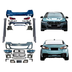 Nuevo Kit de Actualización de Parachoques Delantero/Trasero para BMW Serie 5 M5 G30 2018-2020 con Luces Antiniebla - Instalación con Tornillos, Ajuste Universal - Product Image 1