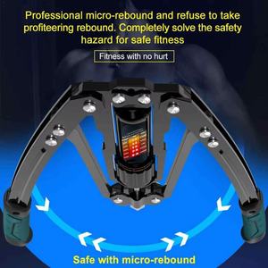 Extenseur de poitrine hydraulique réglable OEM 22-440 lbs pour entraînement musculaire des épaules et des bras, équipement de fitness à domicile - Product Image 4