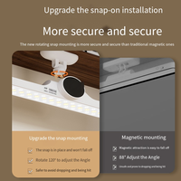 Prise USB flexible montage mural Led lampe de table gradation en continu contrôle tactile luminosité lecture lampe de bureau pour dortoir