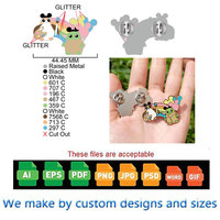 Broche personnalisée en alliage de zinc émaillé, badge métallique mignon, aimant doux, logo de fabricant d'anime, vente en gros