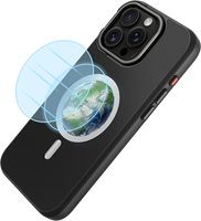 IPX8 nouveau Design NFC Smart E-ink écran affiche les étuis de téléphone colorés avec iPhone 16 Pro 16 Pro Max bricolage étui de téléphone avec béquille