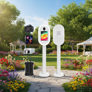 Funsbooth Yüksek Kaliteli Taşınabilir Hafif Ipad Dslr Fotoğraf Kabini Gövdesi Halka Işık ile Satılık - Product Image 5