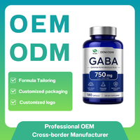 OEM/ODM |   Compléments alimentaires pour le sommeil en marque privée : comprimés/capsules de vitamine B6 + GABA, complément alimentaire GABA