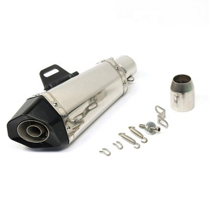 MOTERCROSS-silenciador de tubo de escape de motocicleta, de aleación de aluminio y acero inoxidable, CB400 <span class=keywords><strong>R6</strong></span> GN125 Acrapovich - Product Image 5