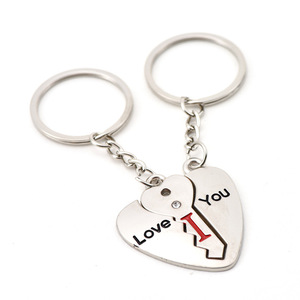 Nuovi prodotti più popolari regalo <span class=keywords><strong>di</strong></span> san valentino cuore Sgape Lock e chiave amore <span class=keywords><strong>coppia</strong></span> <span class=keywords><strong>portachiavi</strong></span> - Product Image 1