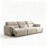 Canapé inclinable modulaire VOXHOME avec repose-pieds extensible, convertible en fauteuil lounge, meubles de salon