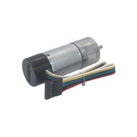 Moteur à engrenages à réduction de vitesse 3-24V CC avec encodeur Hall, 6-2000 tr/min, vitesse réglable avant/arrière pour la robotique et les équipements intelligents