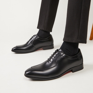 รองเท้าอ็อกซ์ฟอร์ดทำมือใหม่ปี 2026 สำหรับผู้ชาย สไตล์อังกฤษ รองเท้าสำหรับงานแต่งงานอย่างเป็นทางการ - Product Image 3