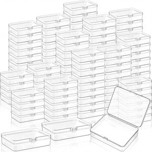 Portable Mini Clear PP Plastic <b>Storage</b> <b>Box</b> Multi-Purpose Transparent <b>Small</b> Gift Case for Household Products Portable Packing - Product Image 1