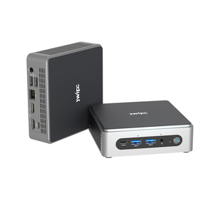 Mini PC NUC JWIPC Core i5-1235U 10 cœurs 12e génération DDR4 32 Go SSD 4K, hôte de réunion double, nouveau barebone N104 haute performance - Product Image 1