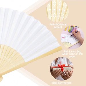 Abanicos Plegables de Bambú, Abanico de Mano Plegable para Decoración DIY, Bodas, Baile, Fiestas de Verano - Product Image 4