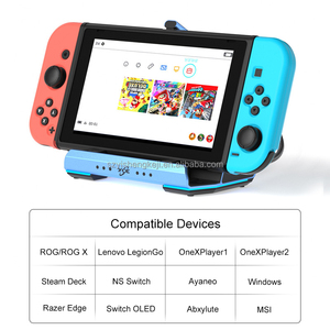 Có thể tháo rời 10 trong 1 Hợp kim nhôm <span class=keywords><strong>USB</strong></span> Hub với fan hâm mộ cho ROG x sàn hơi nước NS chuyển đổi 2 Trò chơi giao diện điều khiển Docking Station với SSD khe cắm - Product Image 4