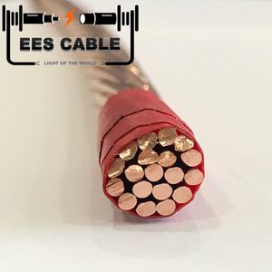 Conducteur en cuivre nu <span class=keywords><strong>HDBC</strong></span> étiré dur 25mm ², 35mm ², 50mm ² câble d'alimentation aérien de mise à la terre à haute conductivité - Product Image 1