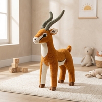 Peluche Antilope, jouet en peluche, figurine animale douce pour chambre à coucher, salon, cadeau