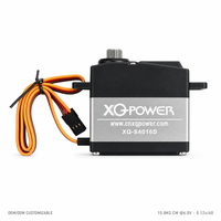 Servomoteur Robot XQ-POWER XQ-S4016D 16kg Étanche Engrenage Sans Noyau en Titane 210 Degrés pour Robot Humanoïde Bateau RC Vente en Gros OEM 4.8V-8.4V