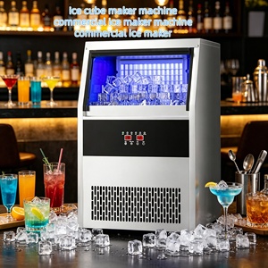 Máquina de Hielo Comercial con Limpieza Automática y Fácil Mantenimiento - Product Image 1
