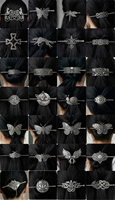 Barrette à cheveux Feuille de Chêne Celtique, Pince à cheveux Gland Viking Nordique, Épingle à cheveux Vintage Cottagecore Sorcière Pagan Elfe
