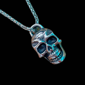 Fabbrica di Halloween accessori pendenti impermeabili in acciaio inossidabile retrò imponente Multi-stile teschio ciondolo collana a mio figlio - Product Image 2