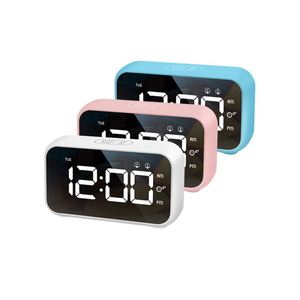 นาฬิกาปลุกดิจิตอล LED น่ารัก พร้อมฟังก์ชั่นสัมผัส ตั้งเวลาเลื่อนปลุก นับถอยหลัง วัสดุ ABS ใช้พลังงานจากแบตเตอรี่ เหมาะสำหรับห้องนอน ห้องนั่งเล่น สำนักงาน ห้องครัว - Product Image 3