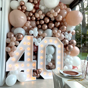 <span class=keywords><strong>Lettere</strong></span> Luminose LED Personalizzate di Alta Qualità, Grandi Insegne Luminose Frontali Illuminate, Numeri Luminosi da 4 Piedi <span class=keywords><strong>per</strong></span> Matrimoni e Eventi Speciali - Product Image 6