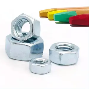 High Quality DIN934 Zinc Plated Nuts Hex Nuts For Assembly And Disassembly