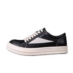 Chaussures basses de créateur en cuir de vachette respirant à lacets, style rétro, pour hommes, tendance hip-hop, baskets plateforme avec semelle intermédiaire en EVA - Product Image 6