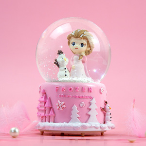 Globos de Nieve con Unicornio Arcoíris del Universo de 9*9*12 cm con Música en Caja de Cristal Romántica, Regalo de San Valentín para Niña - Product Image 6