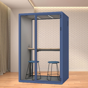 Cabina Ufficio Modulare Portatile Moderna Estensibile con Isolamento Acustico a Doppio Strato e Telaio in Alluminio per Uso in Hotel e Camere da Letto - Product Image 6