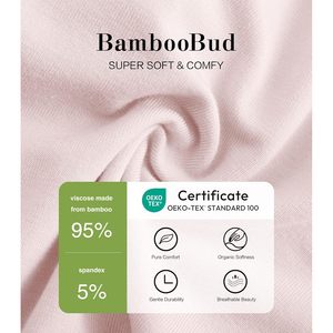 BambooBud - Bata de Bebé para Recién Nacidos y Prematuros, Manga Larga, Unisex, Ropa de Dormir para Uso Hospitalario, 100% Fibra de Bambú Tejida - Product Image 3