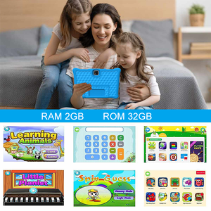 OEM/ODM Nhà Sản Xuất Của Giáo Dục Trẻ Em Máy Tính Bảng <span class=keywords><strong>Android</strong></span> 13 4GB RAM + 64G Lưu Trữ Wifi Quad Core Rockchip Điện Dung 4G Thương Hiệu Mới - Product Image 4