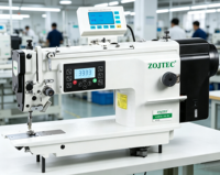 Machine à coudre zigzag à entraînement direct ZOJTEC ZJ5530-1SE-D4 avec coupe-fil automatique