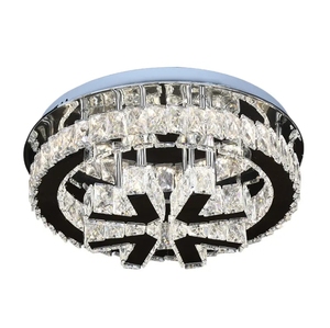 Gran oferta Zeal Lighting decorativo cocina dormitorio sala de estar cristal redondo led luces de techo modernas - Product Image 3