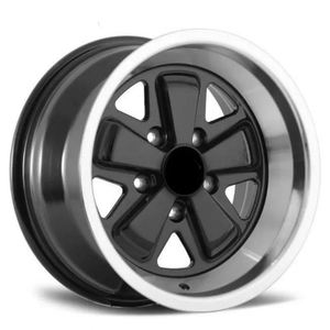 Rines de Aleación Negros Escalonados 5X130 de 17 y 23 Pulgadas 7J 8J para Porsche 964 911 Carrera <span class=keywords><strong>924</strong></span> 930 Turbo 944 972 Cayenne - Product Image 1