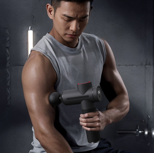 Tragbare Elektrische Massagepistole mit 8 Aufsätzen für Tiefenentspannung und Tiefengewebe-<span class=keywords><strong>Massage</strong></span>, Akku-betriebener Handmassage-<span class=keywords><strong>Vibrator</strong></span> - Product Image 6