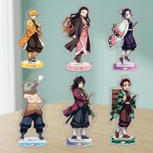 Figura Decorativa de Acrílico de Demon Slayer, Envío Aleatorio, Figura de Anime, Adorno Decorativo Unisex, 12+ Años, Juguete de Dibujos Animados Japoneses - Product Image 3