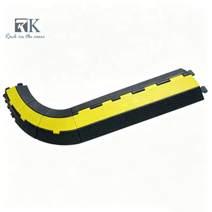 Rampe de protection de câbles à prix abordable, résistante aux hautes températures, en caoutchouc, pour protéger les cordons d'alimentation - Product Image 1