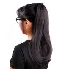 Onda popolare coda di cavallo lunga estensione WFH5JNZ emozionale coulisse pinze per capelli umani - Product Image 1