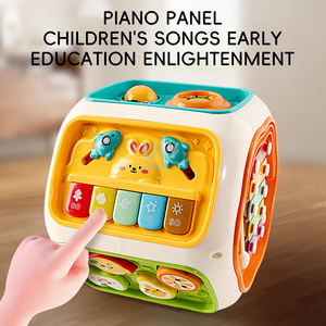 <span class=keywords><strong>ของ</strong></span>เล่นเพื่อการศึกษาแบบมอนเตสซอรี่อเนกประสงค์สำหรับเด็กทุกเพศดนตรีปริศนาลูกบาศก์กิจกรรมประสาทสัมผัส8ด้าน<span class=keywords><strong>ของ</strong></span>เล่นเพื่อการศึกษา - Product Image 5