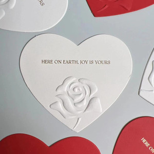 Высокое качество, 400 г, хлопковые тисненые золотые фольгированные открытки, сердце, роза, искусство, переработанная бумага, открытки на день рождения, поздравительные открытки - Product Image 5