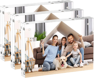 El fabricante ofrece <span class=keywords><strong>marco</strong></span> de <span class=keywords><strong>fotos</strong></span> acrílico 4x6 Premium <span class=keywords><strong>marco</strong></span> de <span class=keywords><strong>fotos</strong></span> acrílico transparente magnético de <span class=keywords><strong>doble</strong></span> cara independiente - Product Image 4